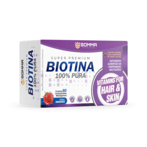 BIOTINA SABOR MORANGO | 60 COMP