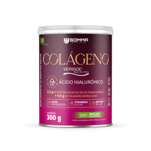 COLAGENO HIDROLISADO + ACIDO HIALURÔNICO | ABACAXI COM HORTELÃ | 300G
